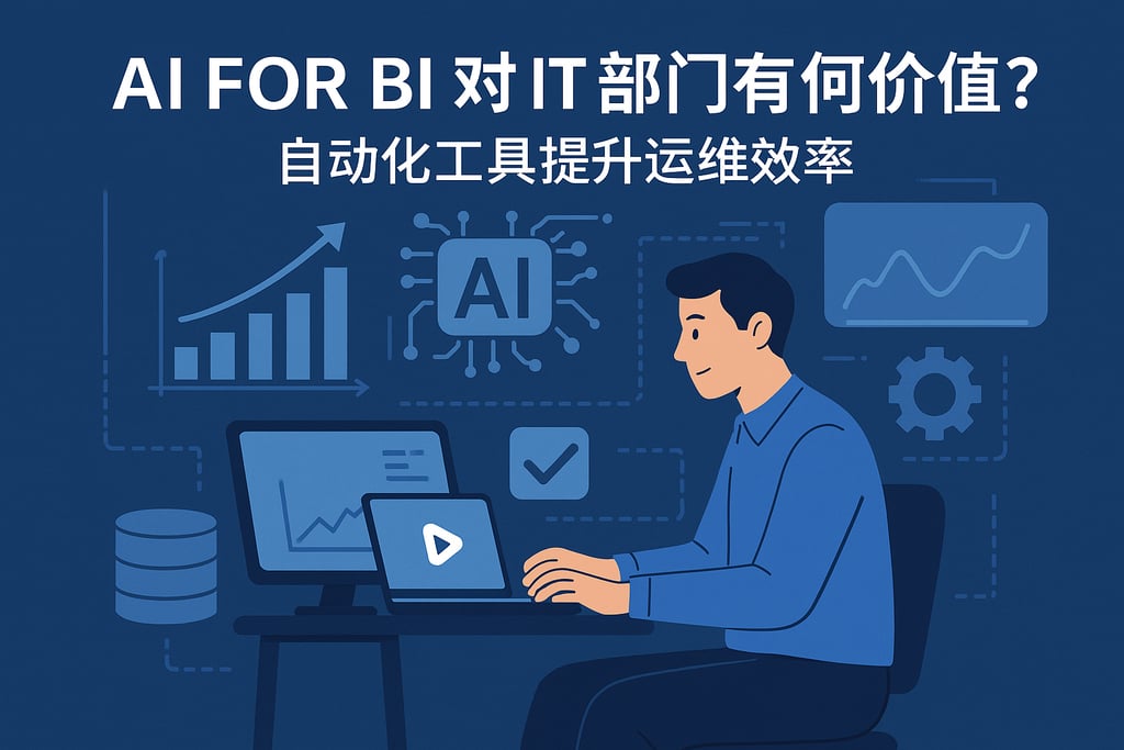 AI For BI对IT部门有何价值？自动化工具提升运维效率